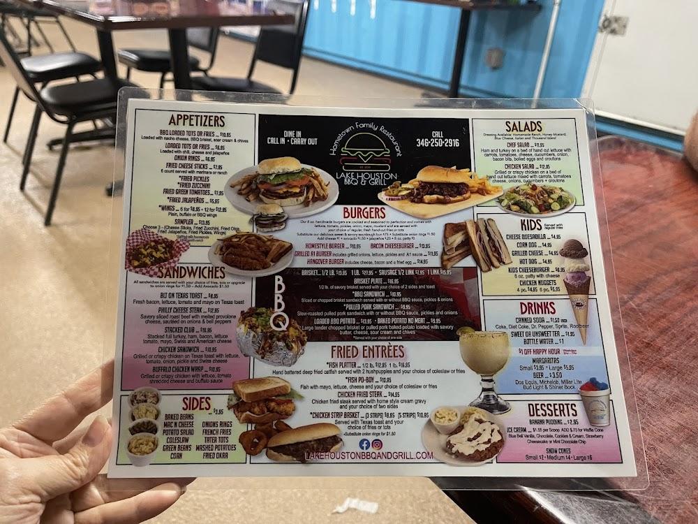 Lake Houston BBQ and Grill Menu image 3