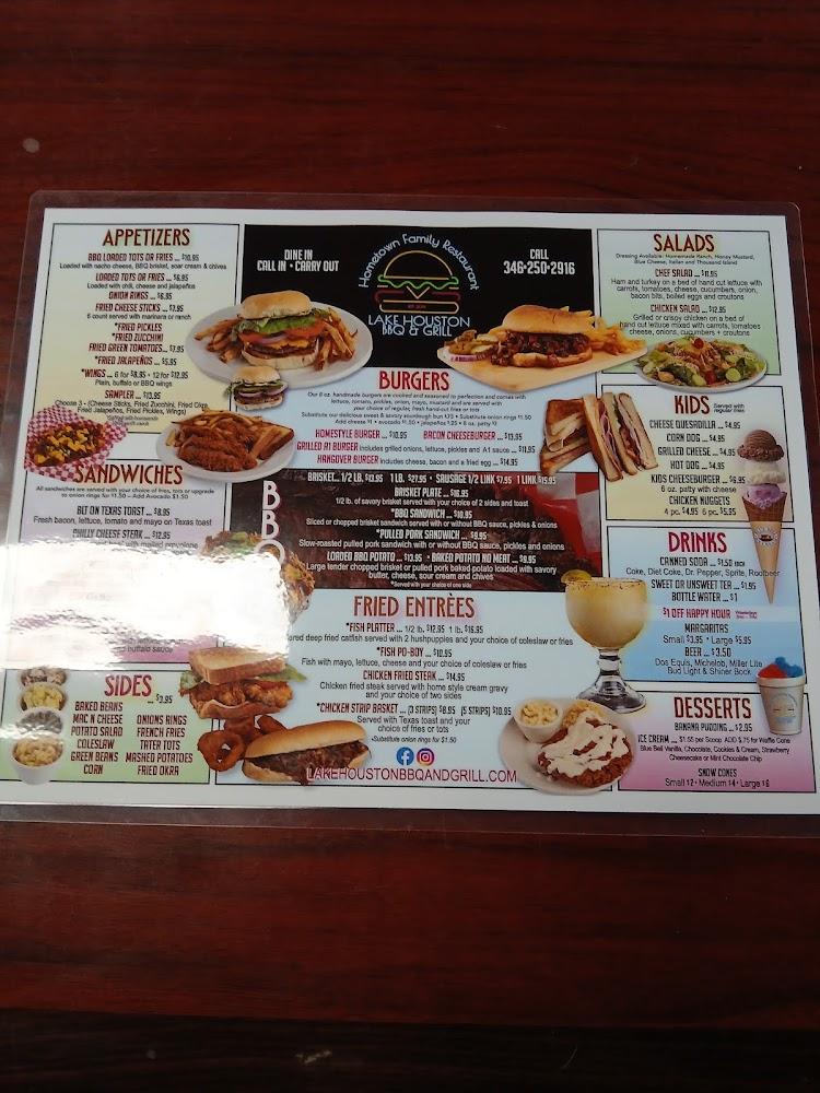 Lake Houston BBQ and Grill Menu image 4